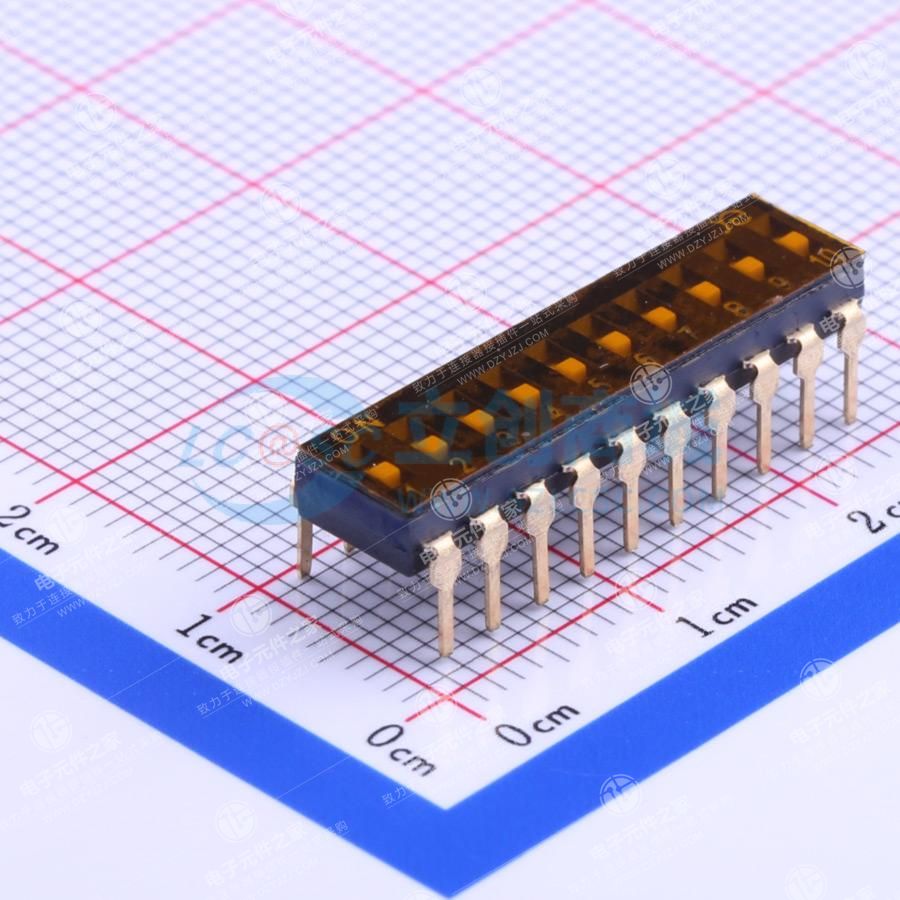 2.54mm 10位低推贴胶 插件