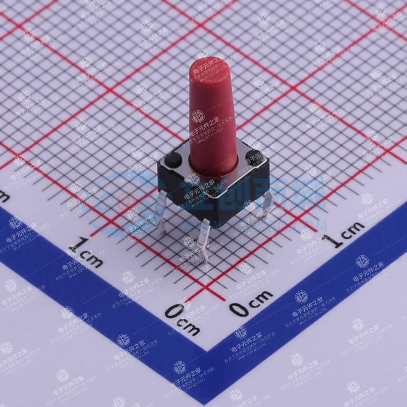6.2*6.2*13mm 直插 轻触开关