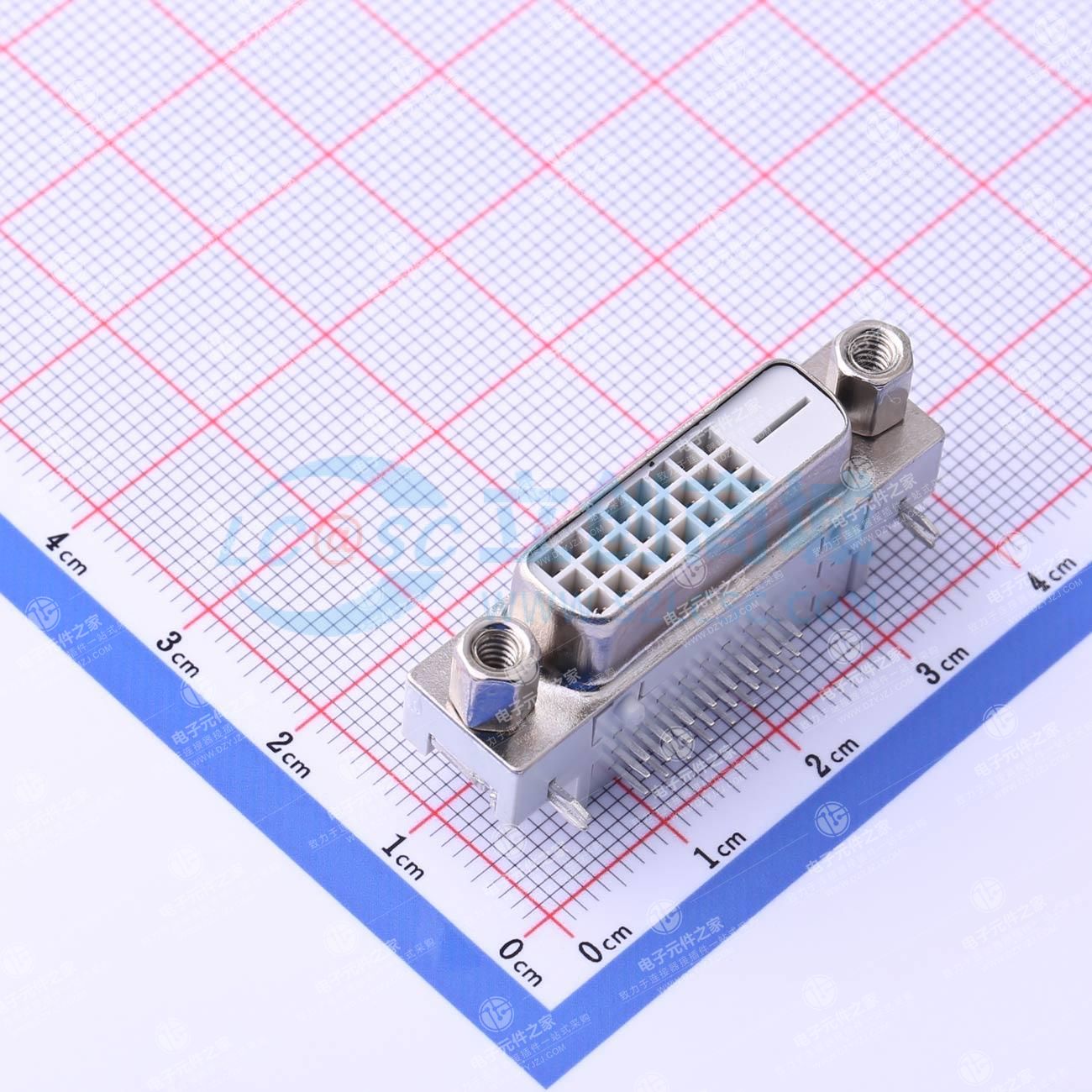 DVI 24+1母座带螺丝