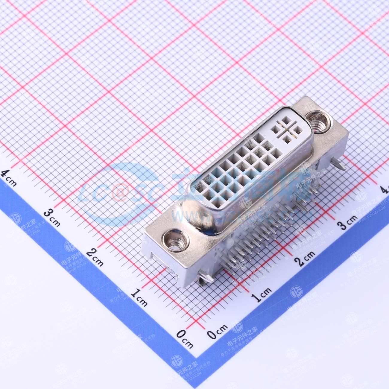 DVI 24+5母座无边不带螺丝