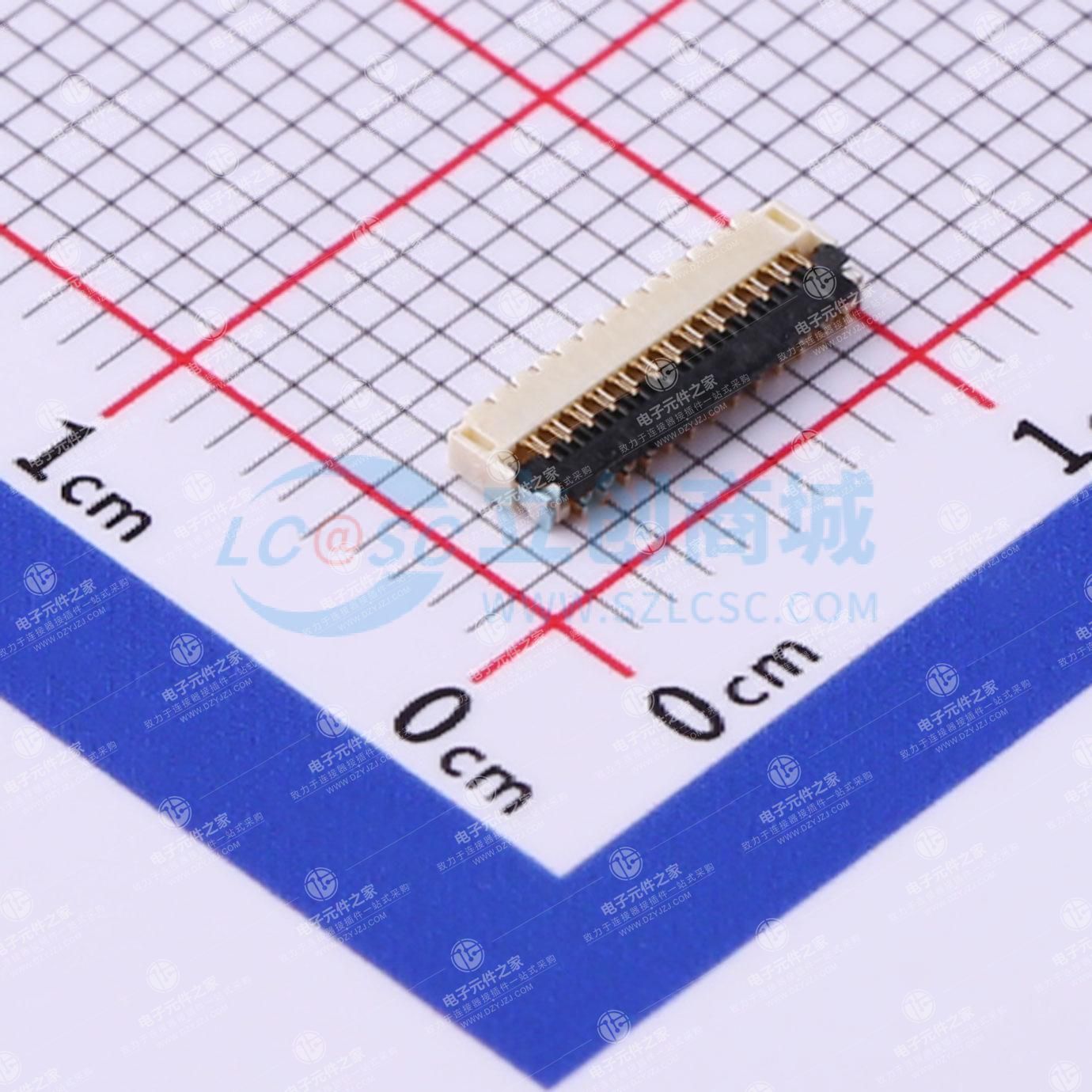 翻盖式 下接 P数:25P 间距:0.3mm