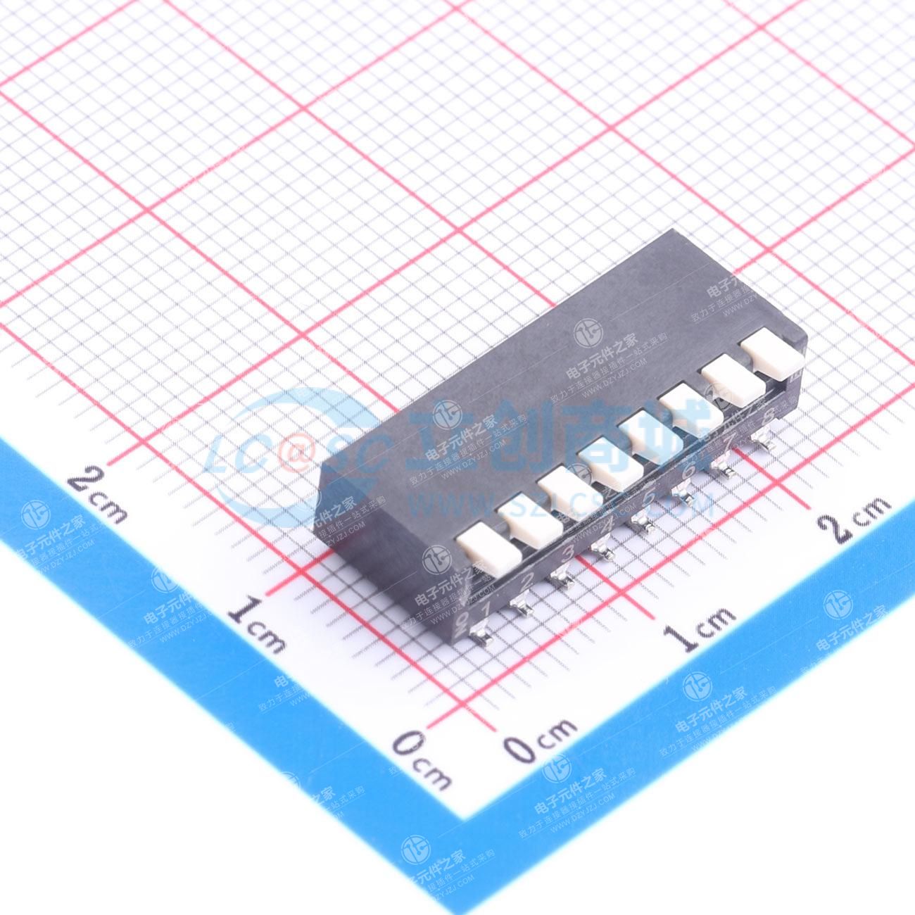 2.54mm 琴键 8位