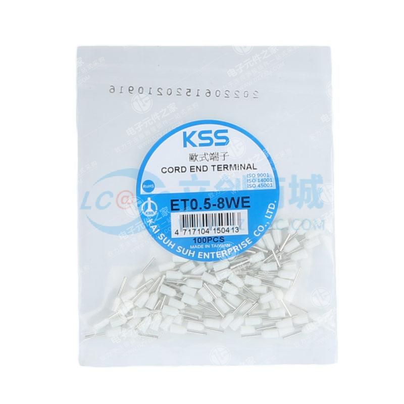 白色 一整包100个 欧式端子及裸端子