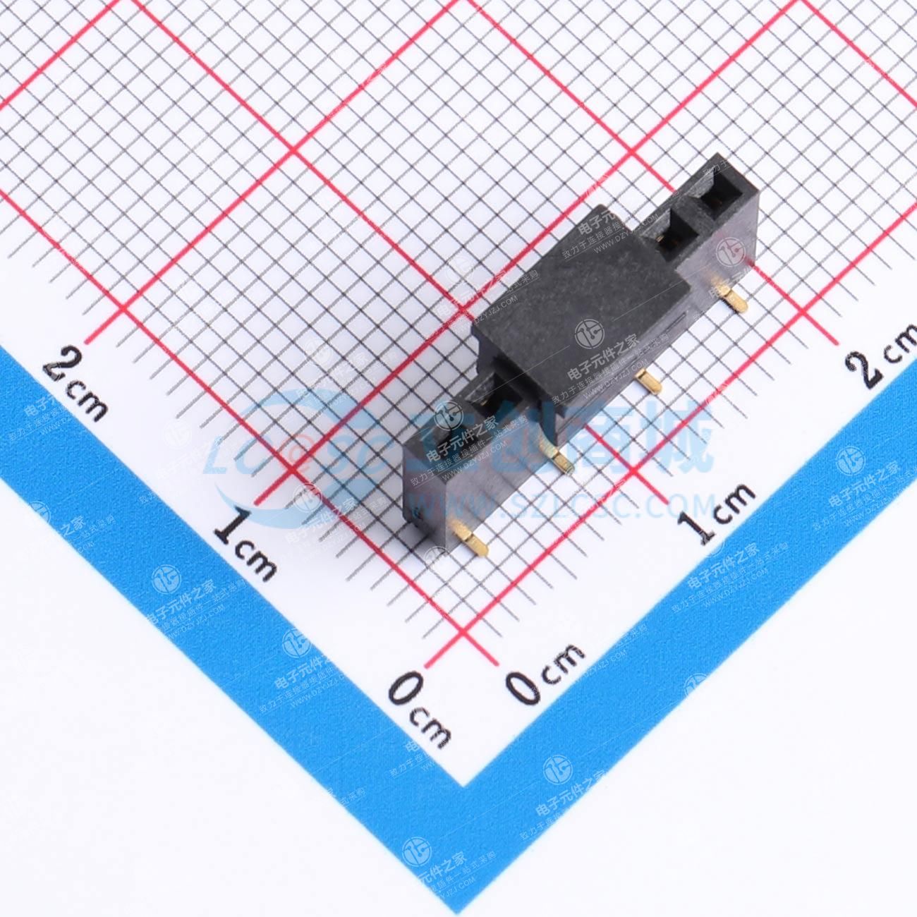 1x7P 间距:2.54mm 立贴
