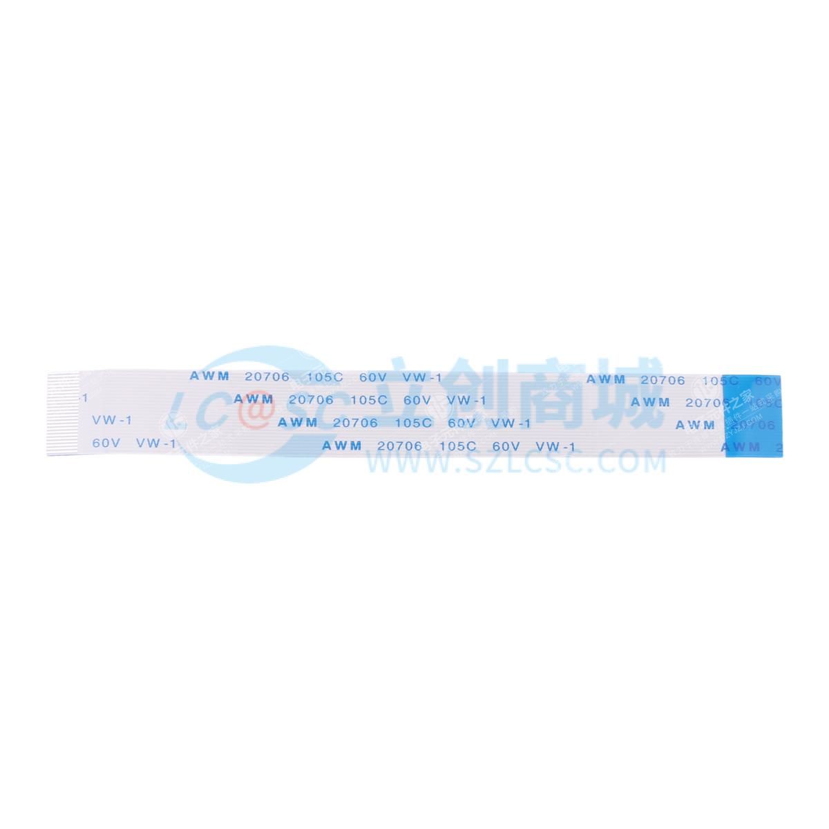 JXTCONN(聚兴泰)FFC排线 高速传输连接线 25Pin 0.5mm间距 反向 柔性扁平电缆