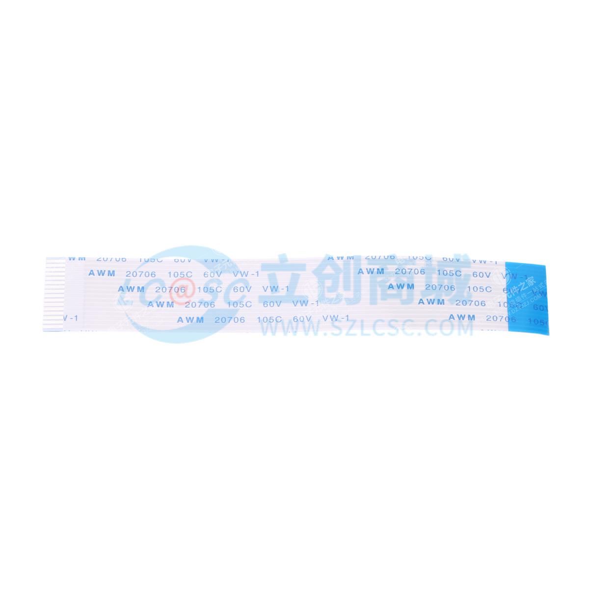 JXTCONN(聚兴泰)FFC排线 高速传输连接线 16Pin 1.0mm间距 反向 柔性扁平电缆