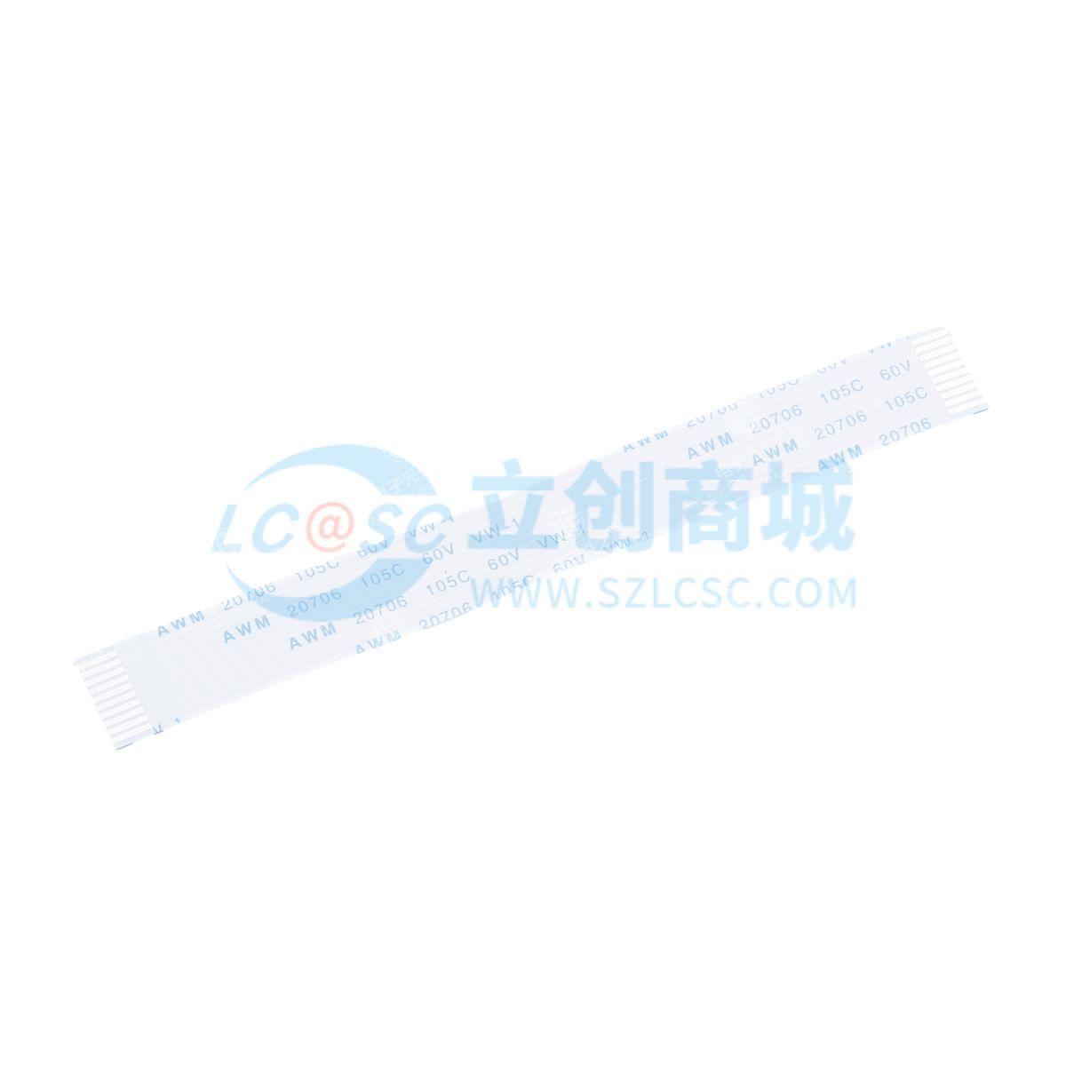 FFC排线 同向 金手指4mm 加强板8mm
