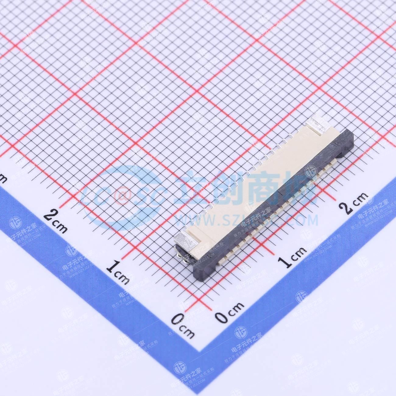 抽屉式 下接 P数:18P 间距:1mm