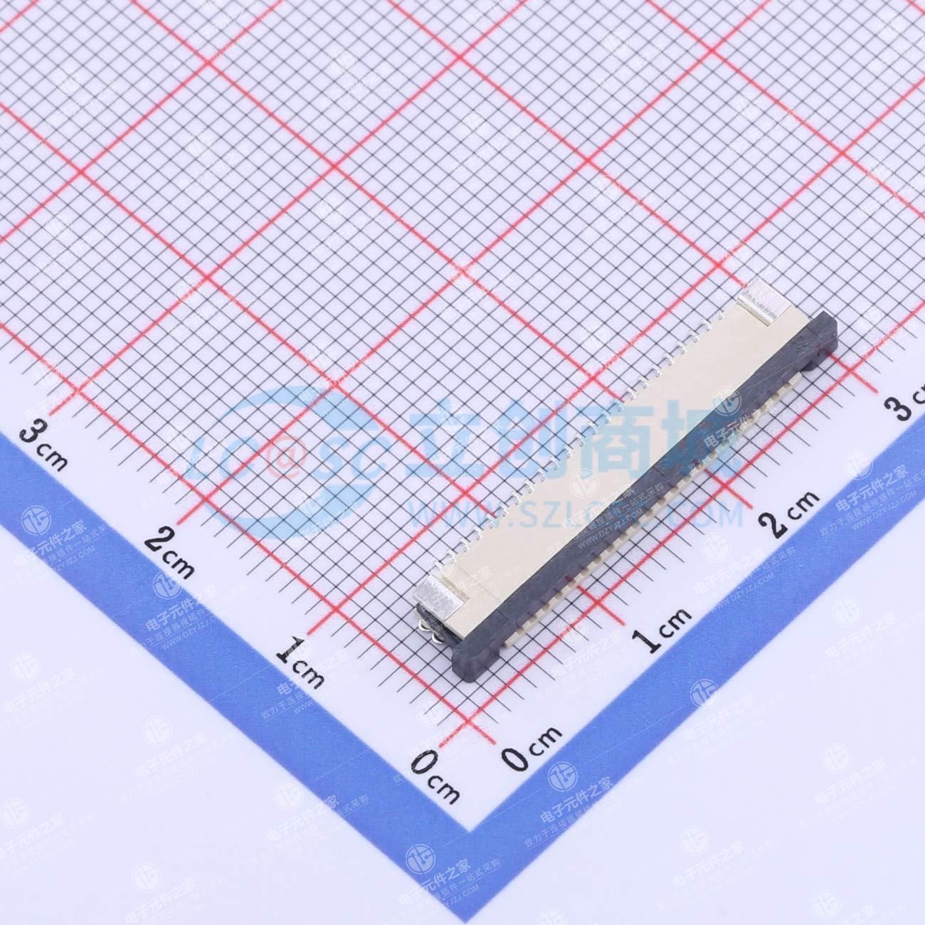抽屉式 下接 P数:22P 间距:1mm