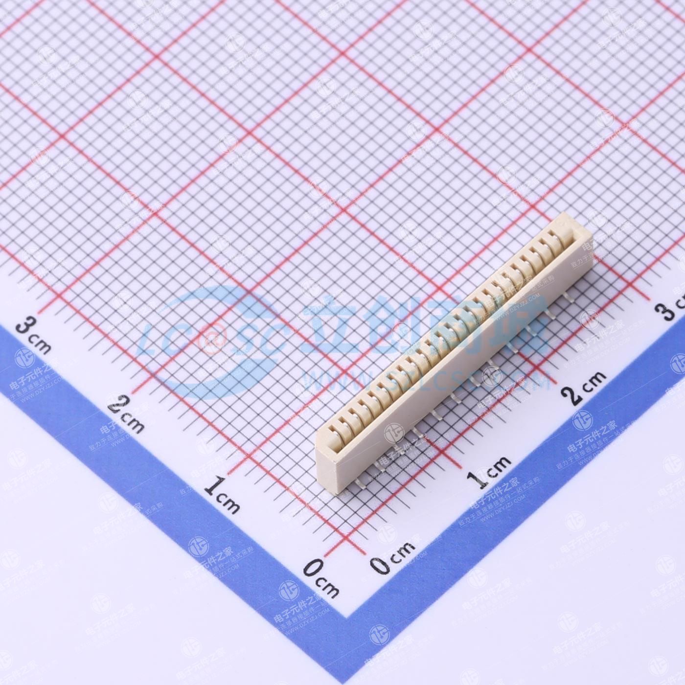 无锁 单侧触点/垂直 P数:24P 间距:1mm