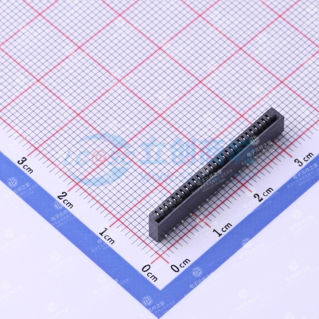 无锁 单侧触点/垂直 P数:28P 间距:1mm