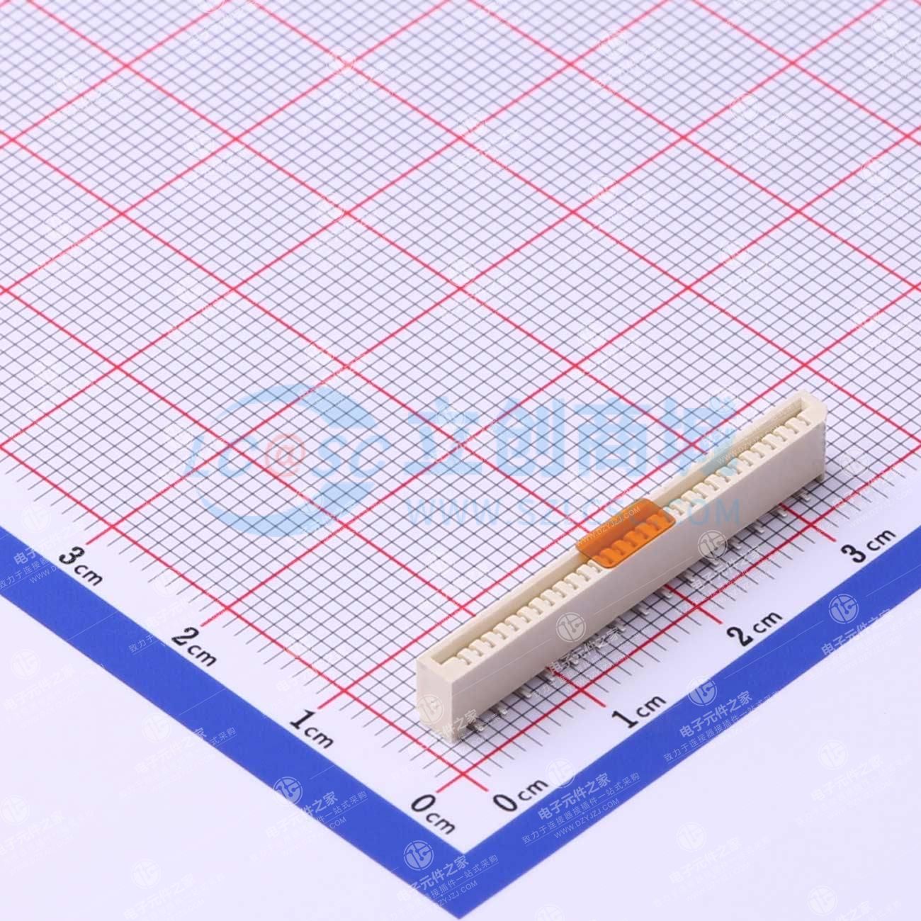 无锁 单侧触点/垂直 P数:30P 间距:1mm