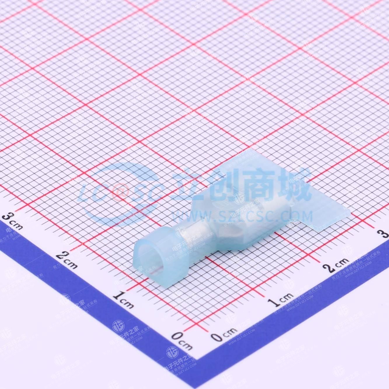 蓝色 250全绝缘端子母端#16-14