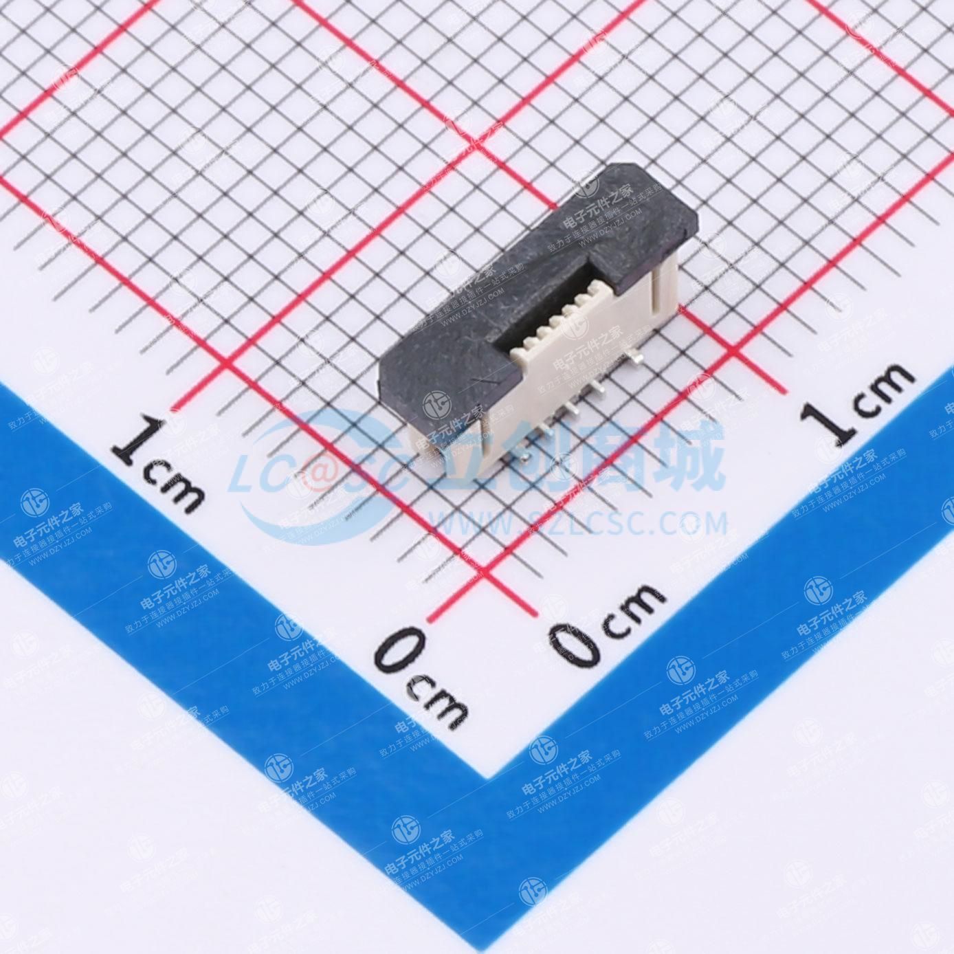 间距:0.5mm P数:6P 抽屉式 单侧触点/垂直