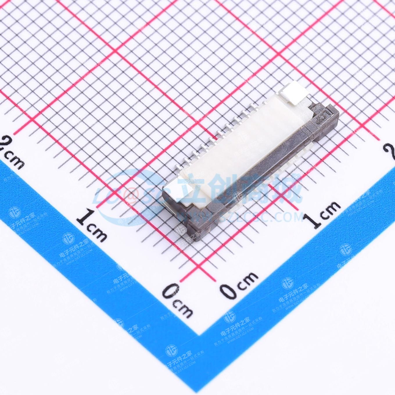 间距:1mm P数:10P 抽屉式 下接