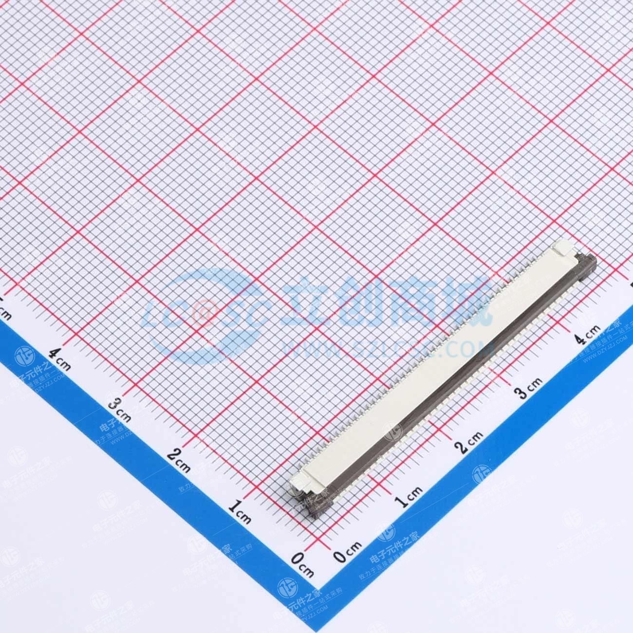 间距:1mm P数:40P 抽屉式 下接