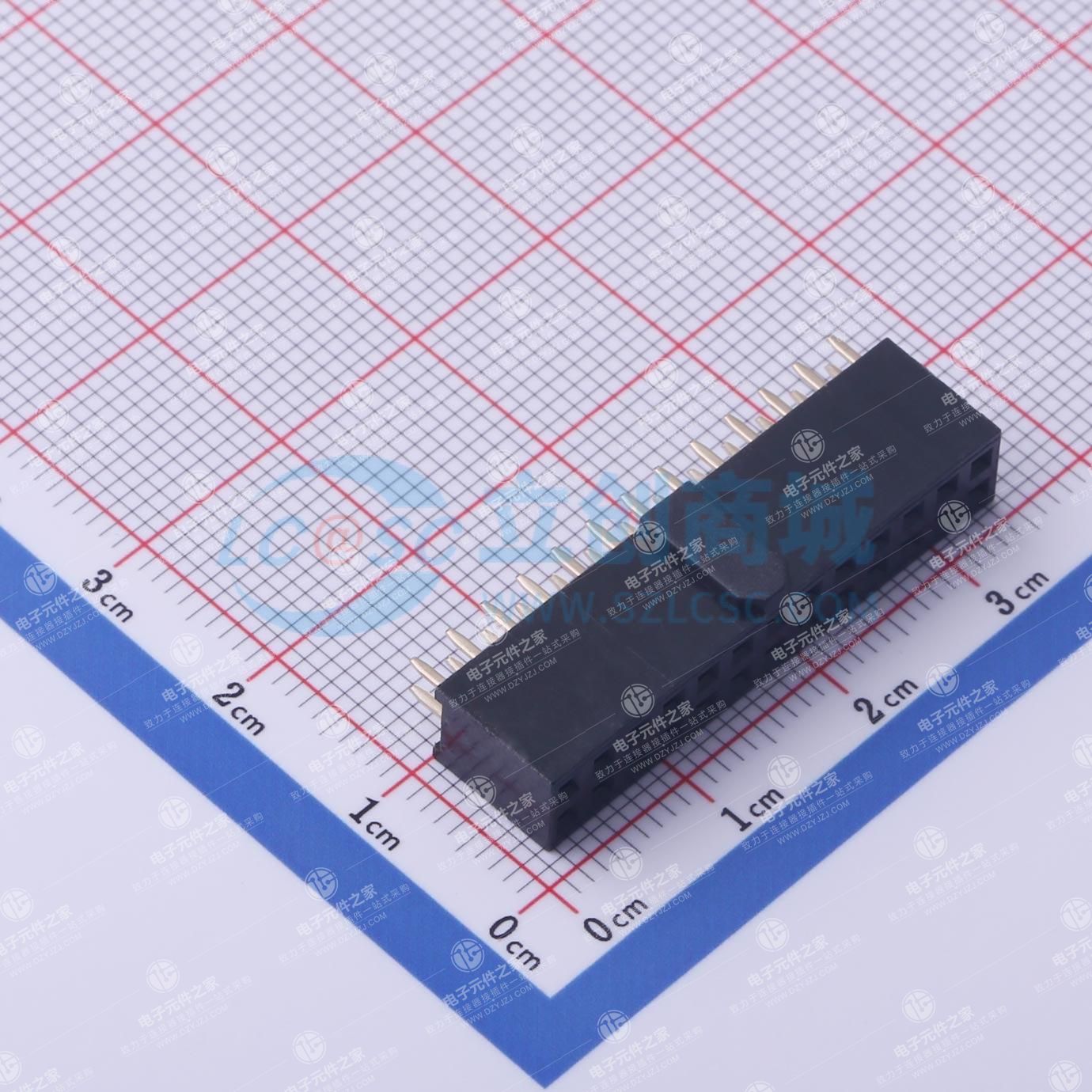 间距:2.54mm 2x13P 直插