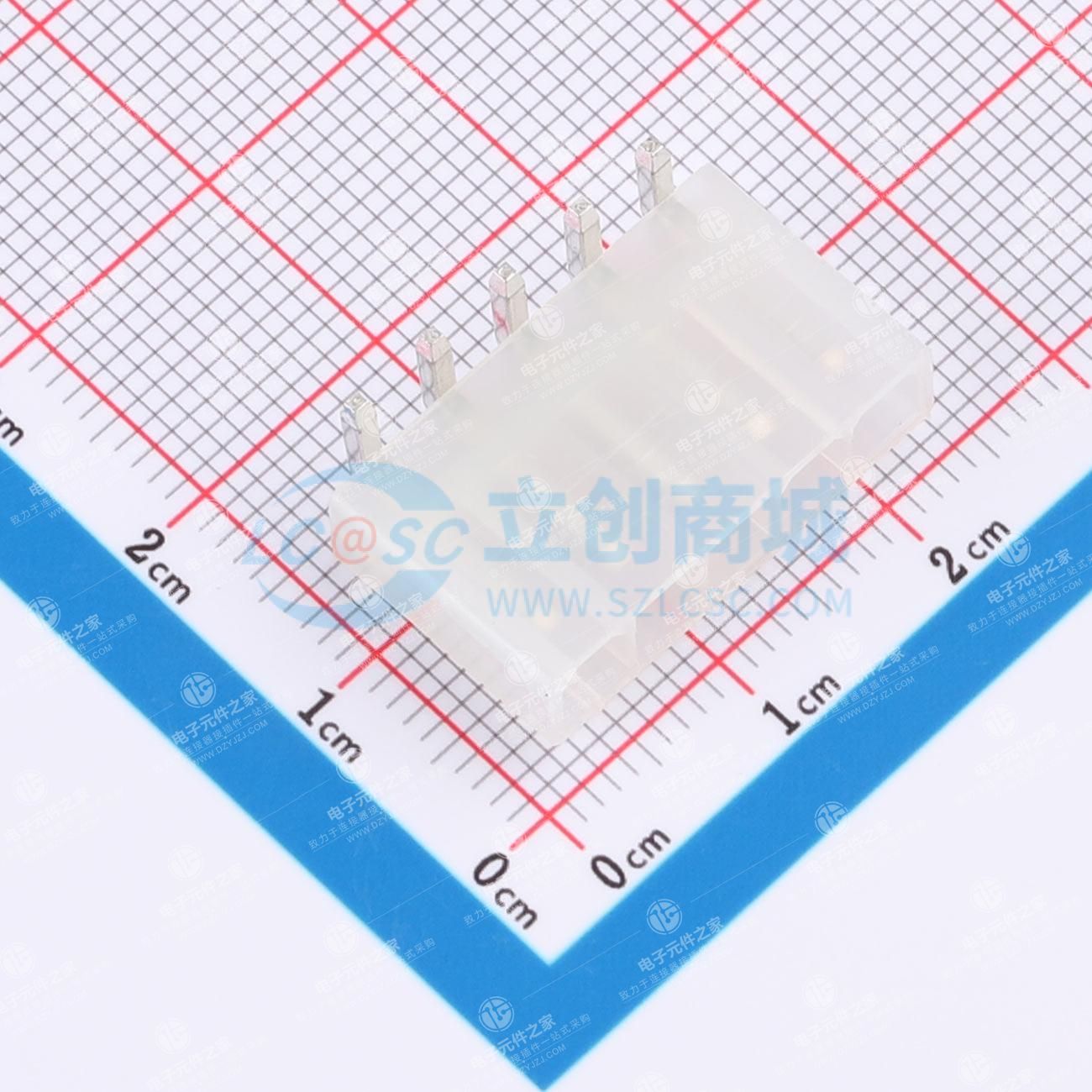 1x5P 间距:4.2mm 弯插