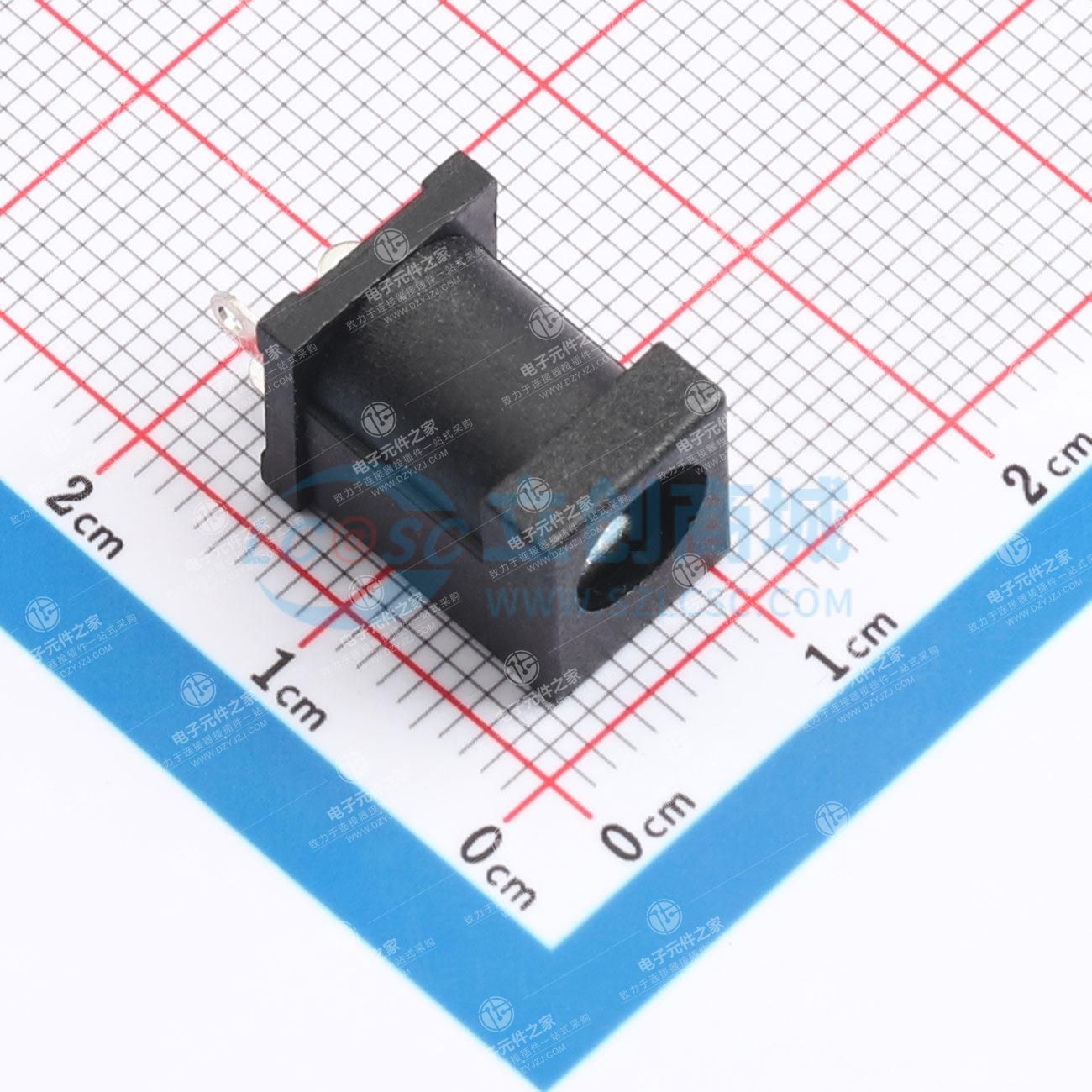 DC电源插座 内径:2mm 外径:6.3mm