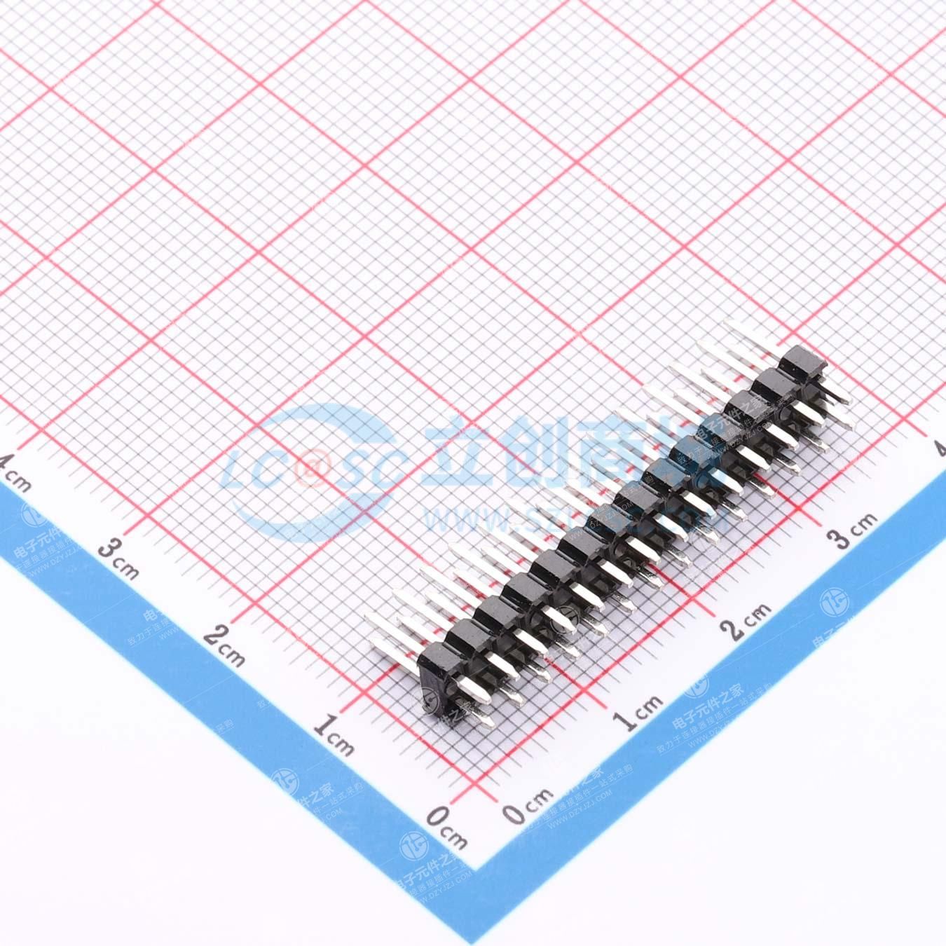2x14P 间距:2.54mm 方针 直插