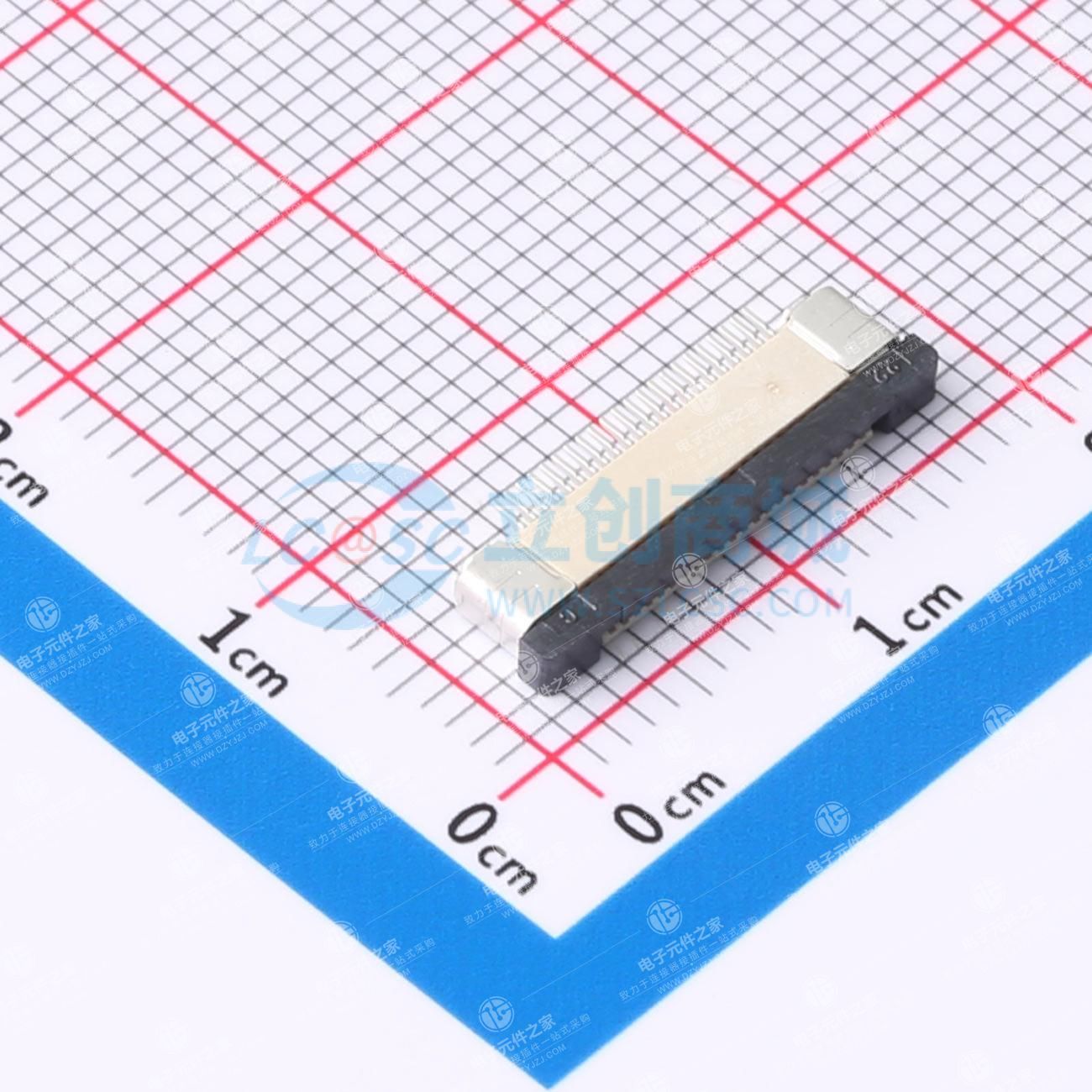 抽屉式 上接 P数:22P 间距:0.5mm