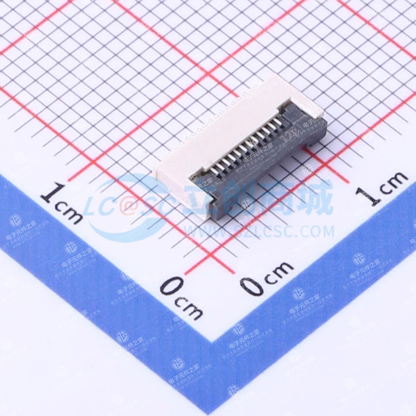 翻盖式 下接 P数:12P 间距:0.5mm