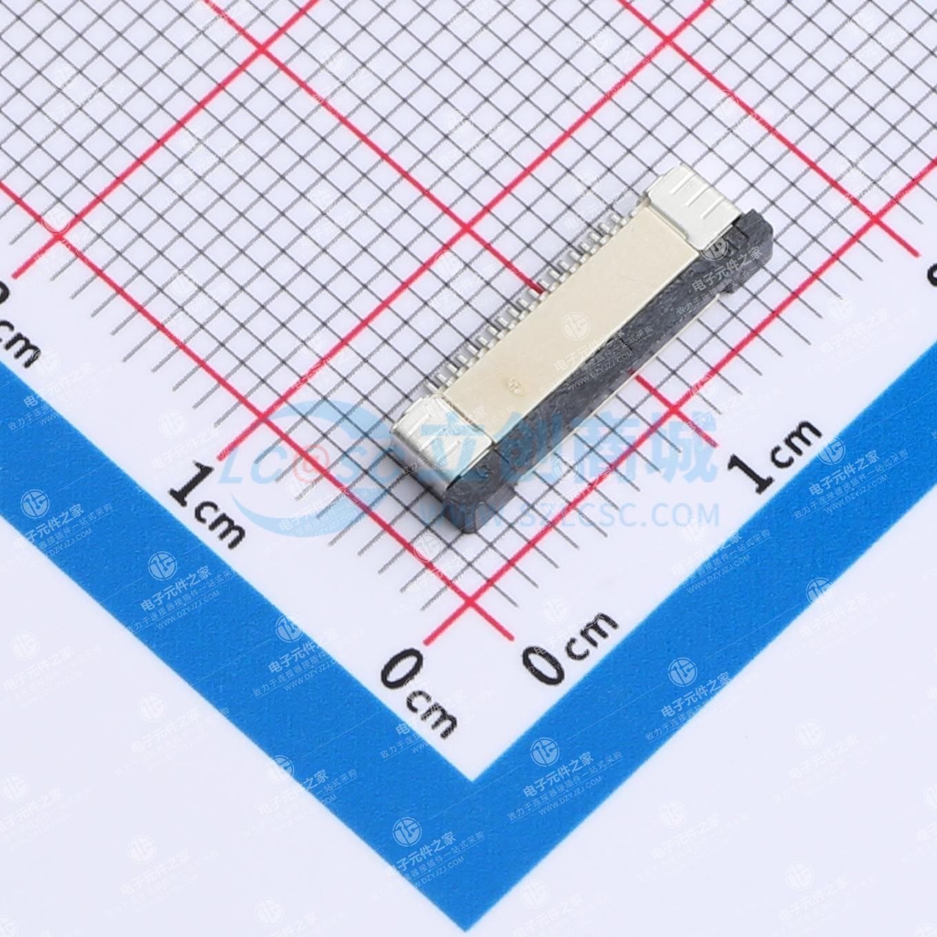 抽屉式 下接 P数:19P 间距:0.5mm