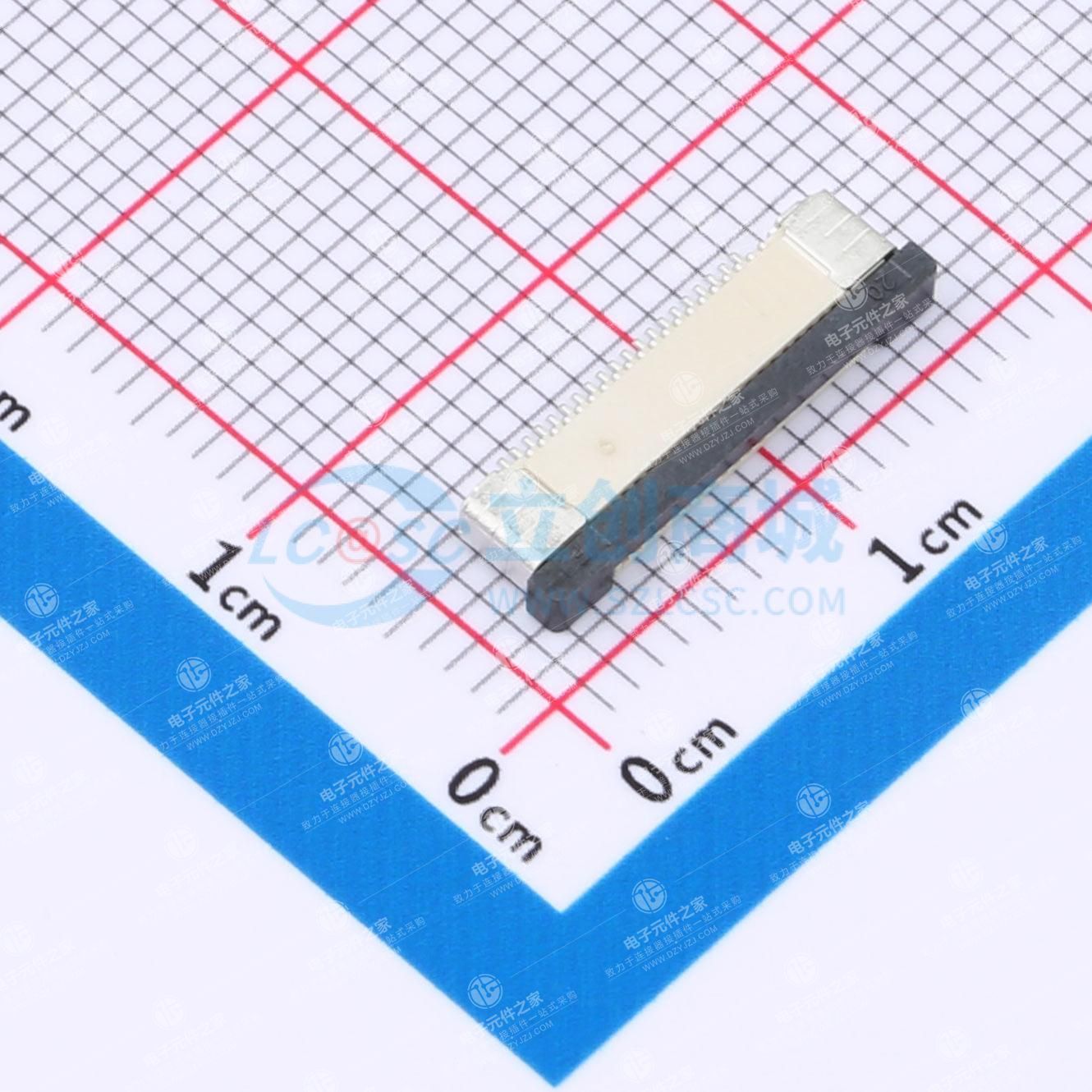 抽屉式 下接 P数:20P 间距:0.5mm