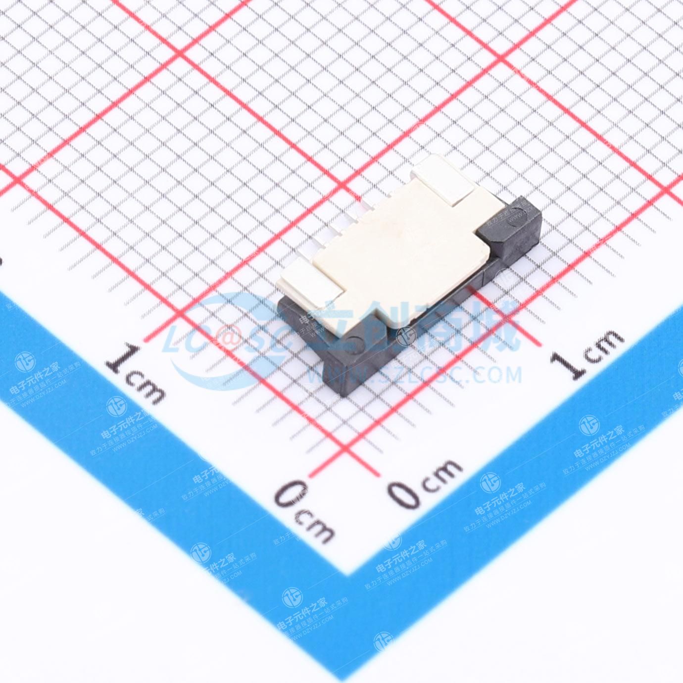 抽屉式 双侧触点/上下接 P数:5P 间距:1mm