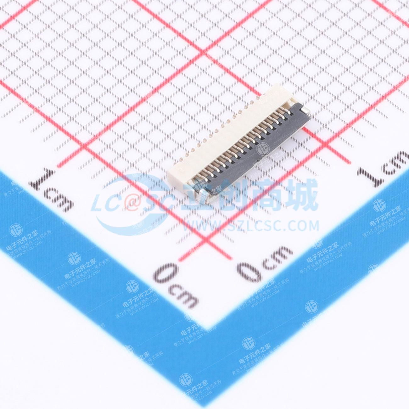 翻盖式 下接 P数:15P 间距:0.5mm