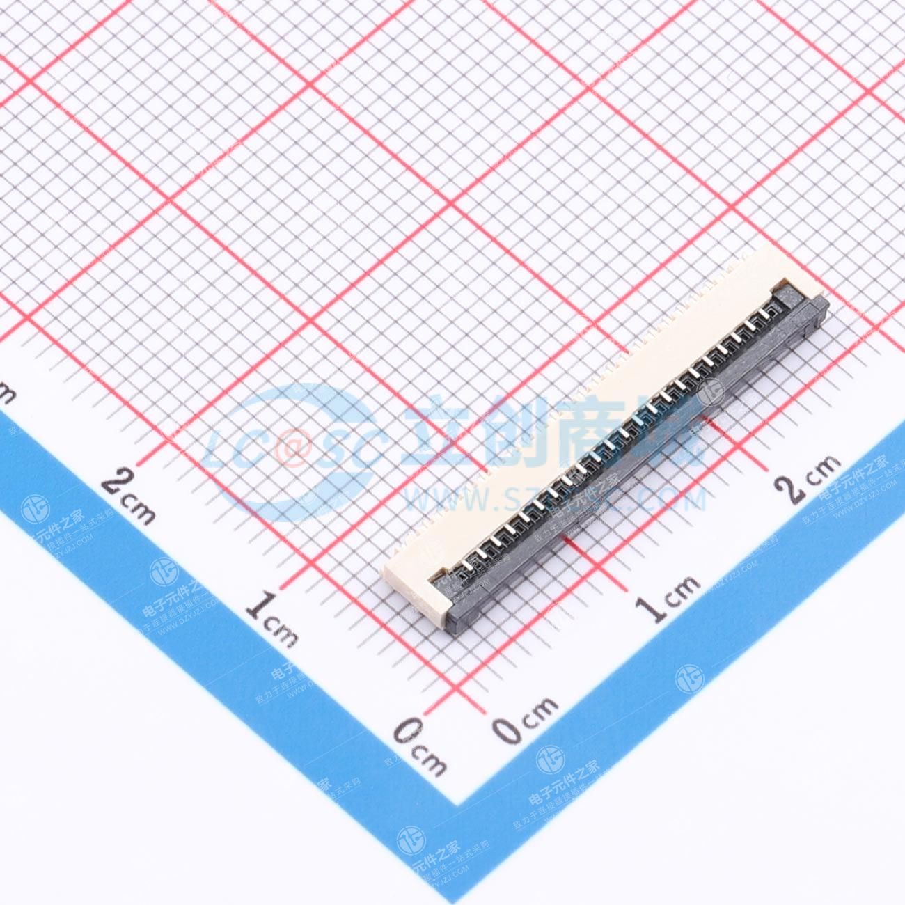 翻盖式 下接 P数:22P 间距:1mm