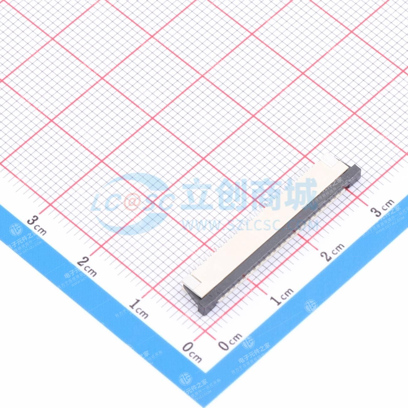 抽屉式 双侧触点/上下接 P数:24P 间距:1mm