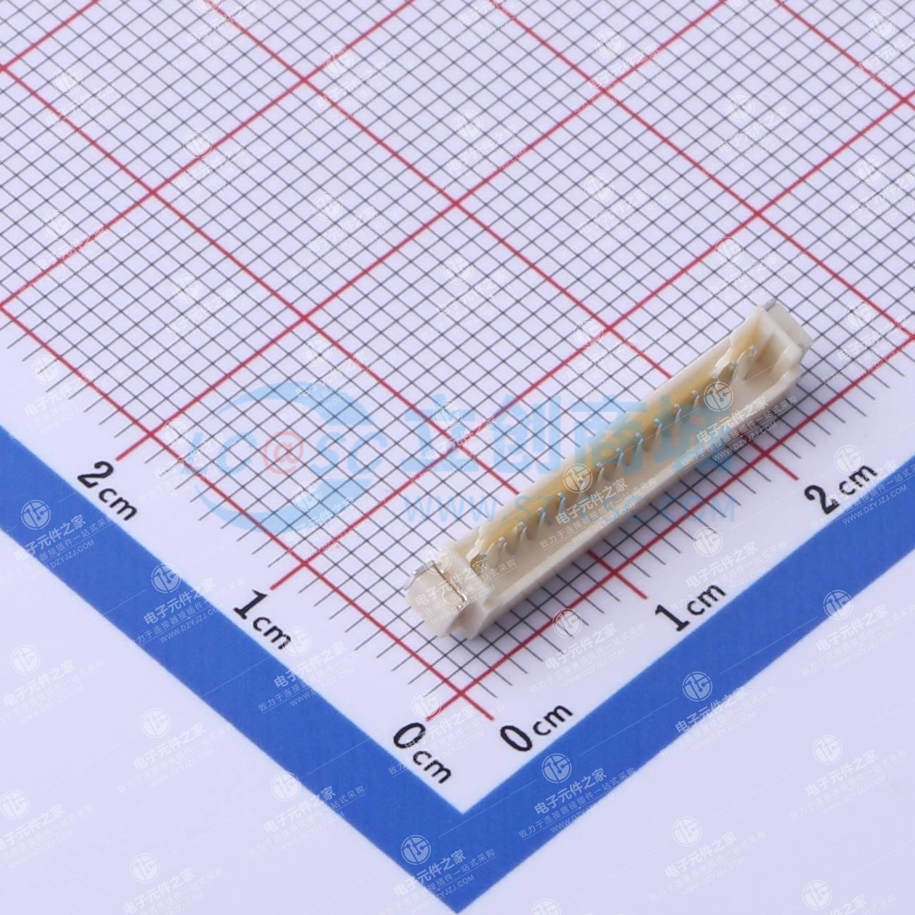1x15P 间距:1.25mm 卧贴