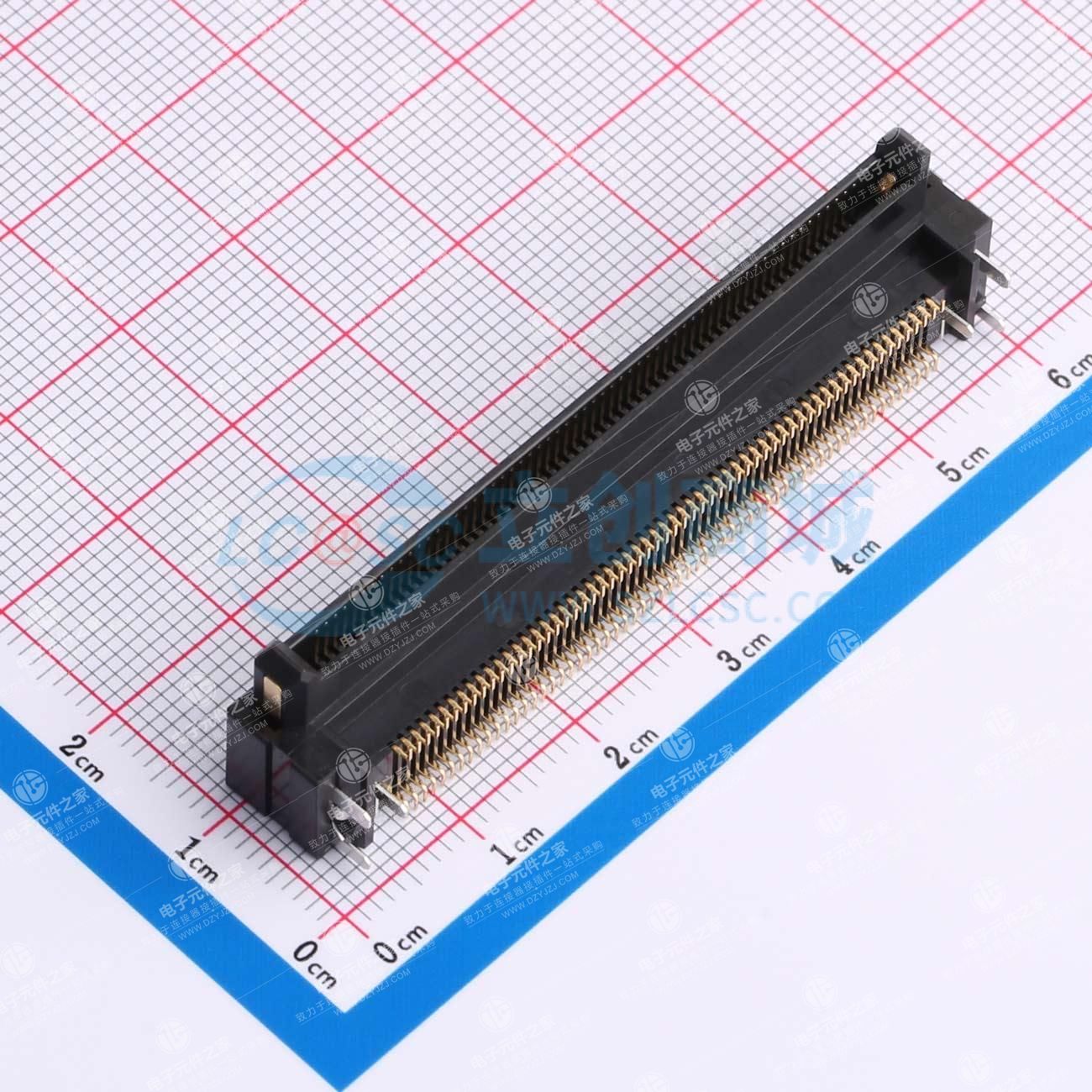 PIN:120P 间距:0.8mm 卧贴