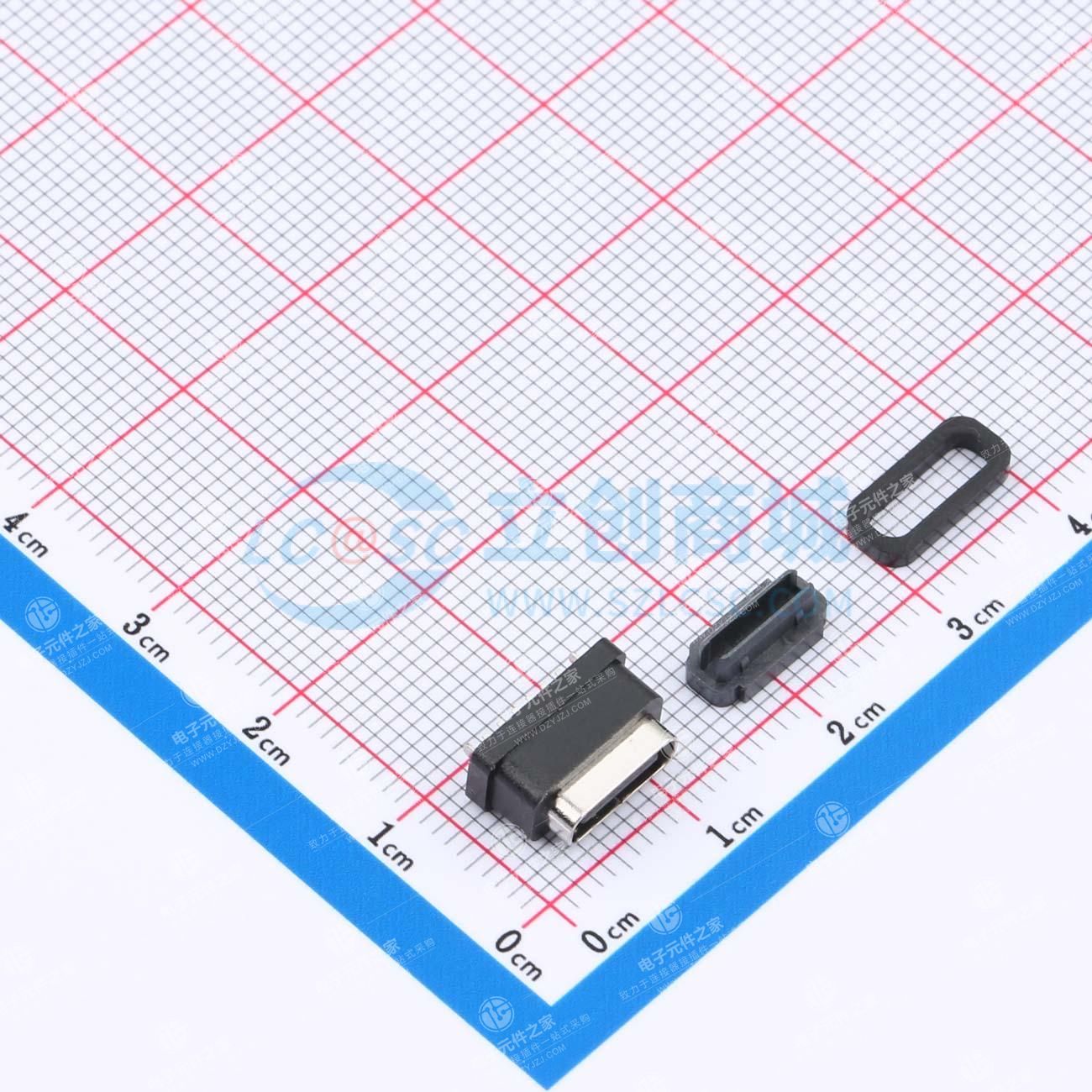 两件套,附防水圈1个 Type-C 母 直插