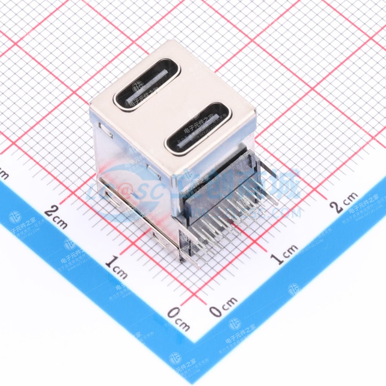 Type-C 母 弯插