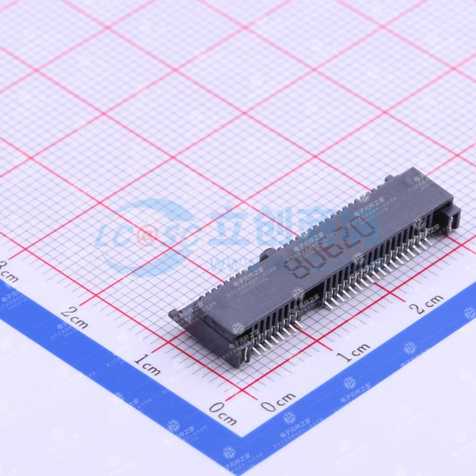 MINI PCIE 52pin连接器height 4.0mm