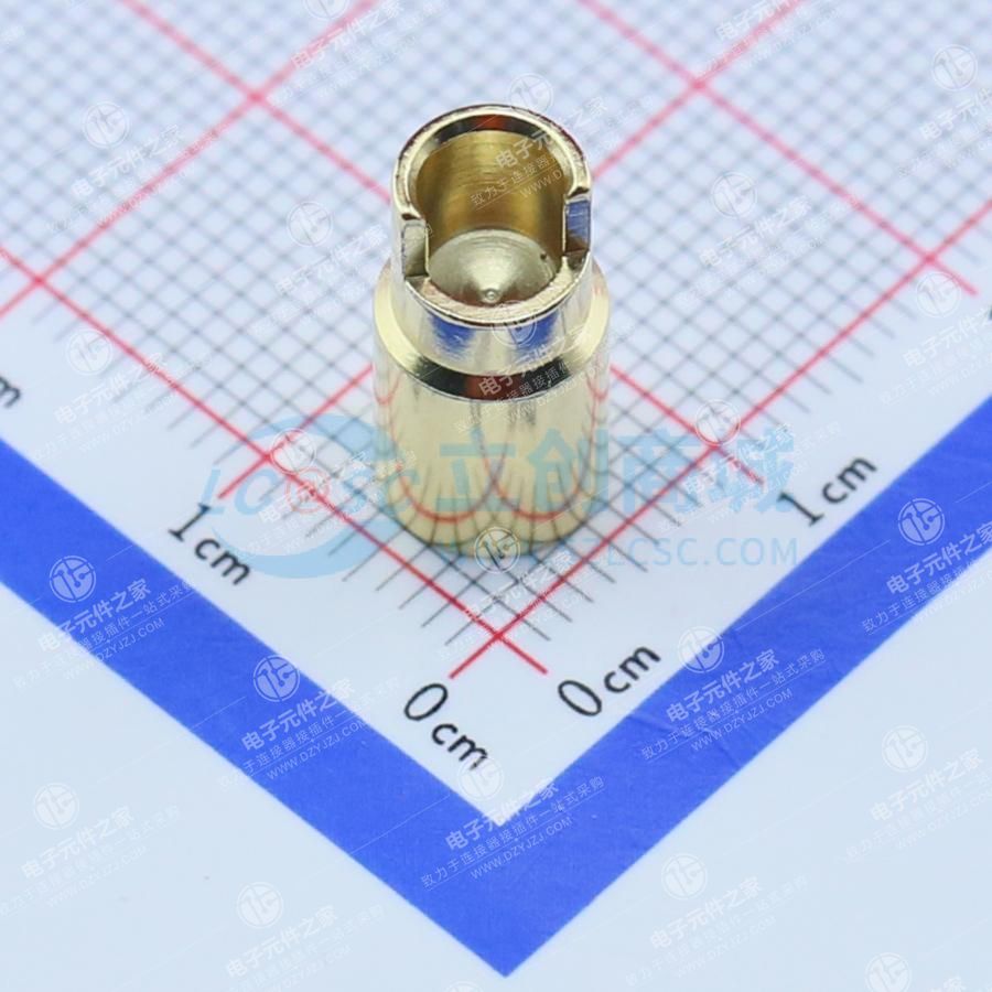 AMASS(艾迈斯)全铜镀真金6mm香蕉插头母头 GC6010-F