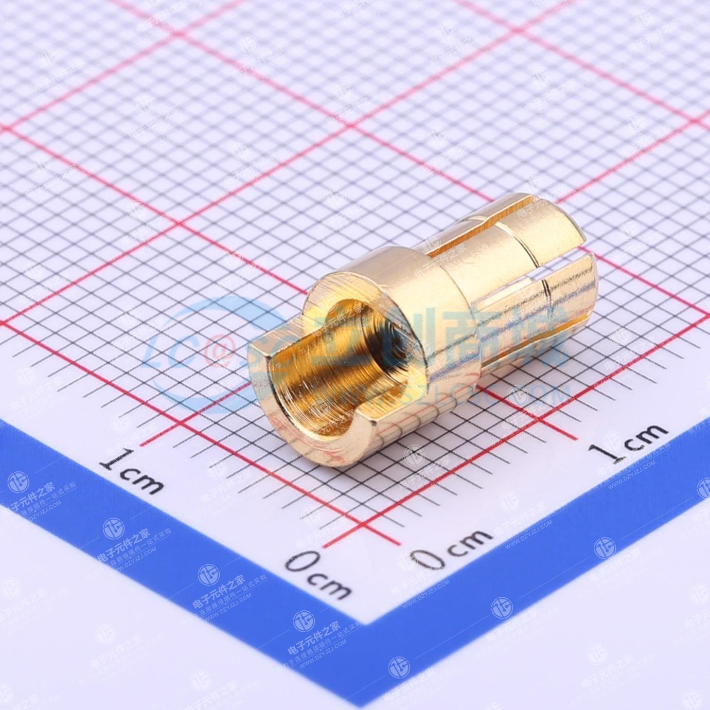 AMASS(艾迈斯)全铜镀真金6mm香蕉插头公头 GC6010-M