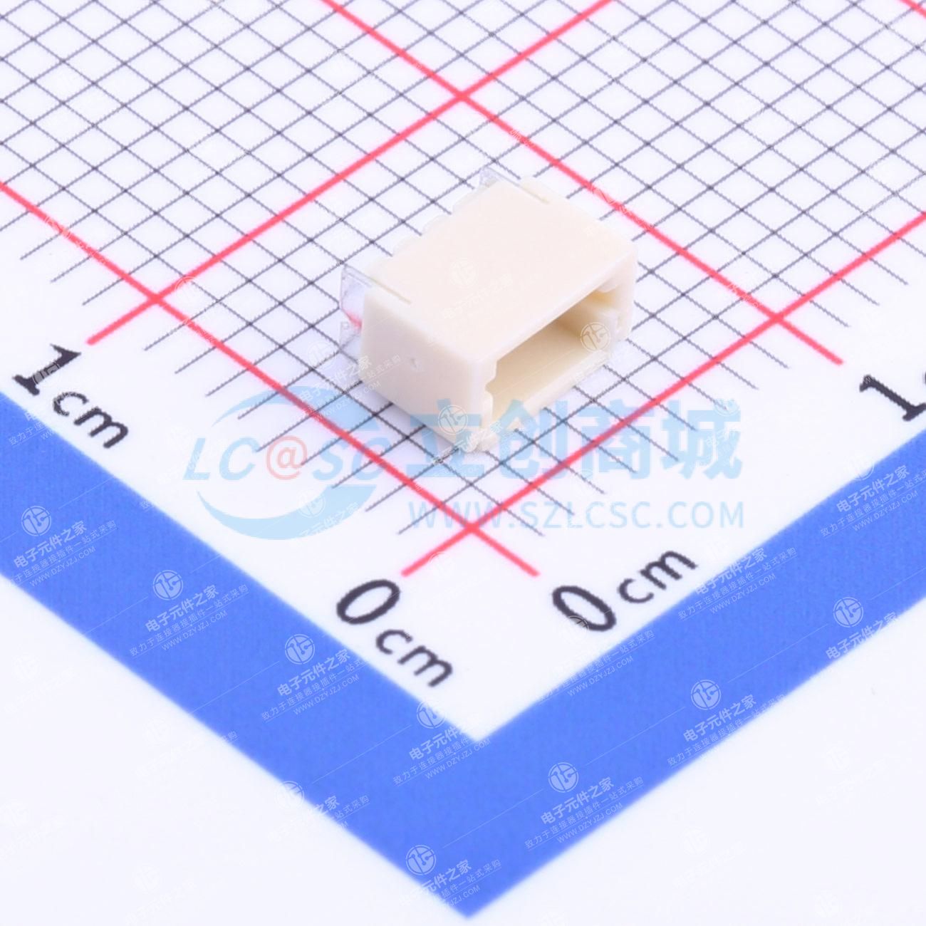1x3P 间距:1mm 卧贴