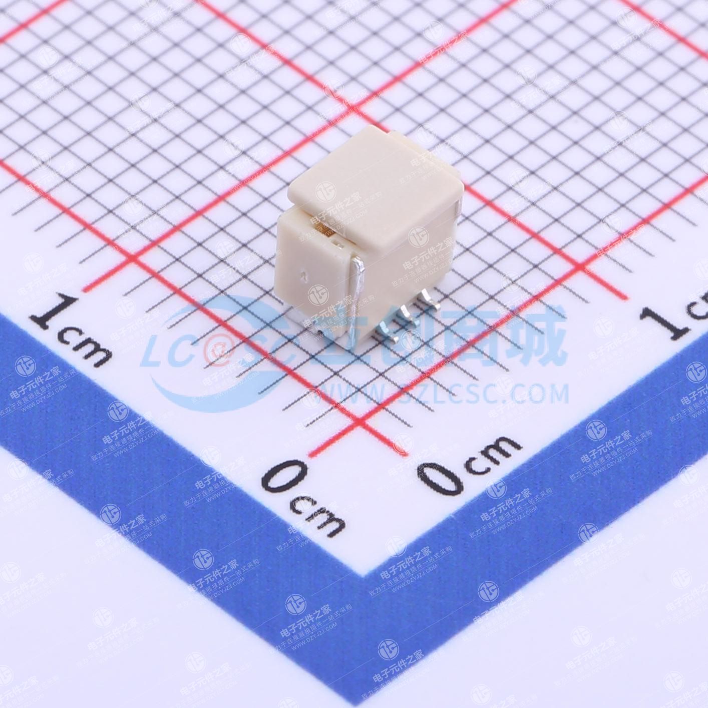 1x3P 间距:1mm 立贴