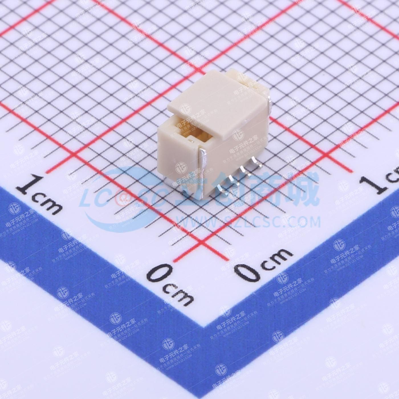 1x4P 间距:1mm 立贴