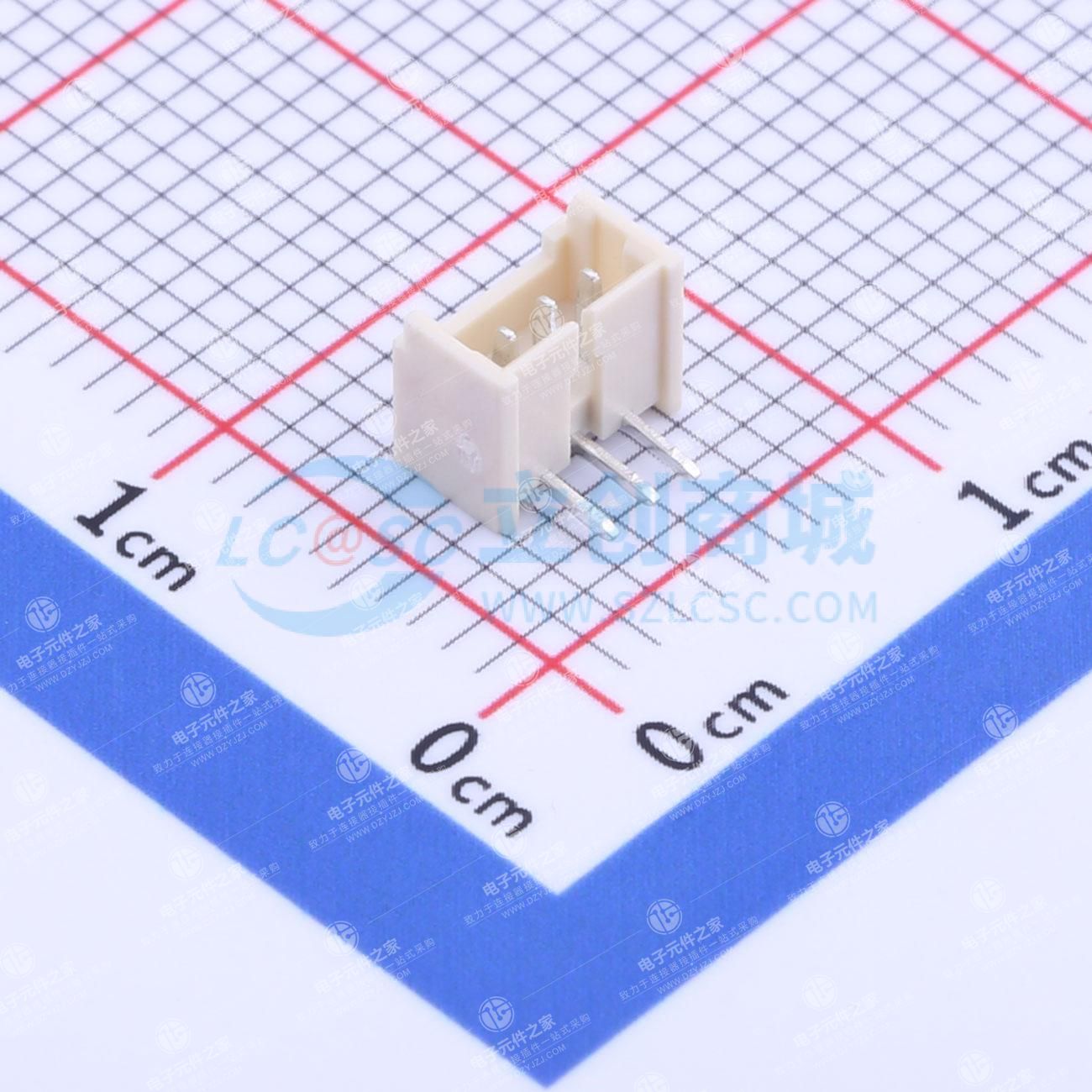 1x3P 间距:1.25mm 弯插