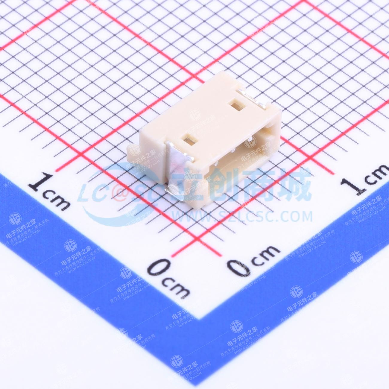1x3P 间距:1.5mm 卧贴