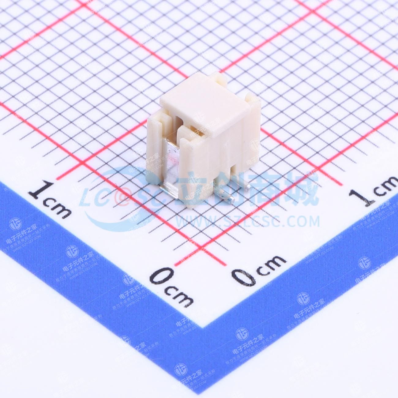 1x2P 间距:1.5mm 立贴