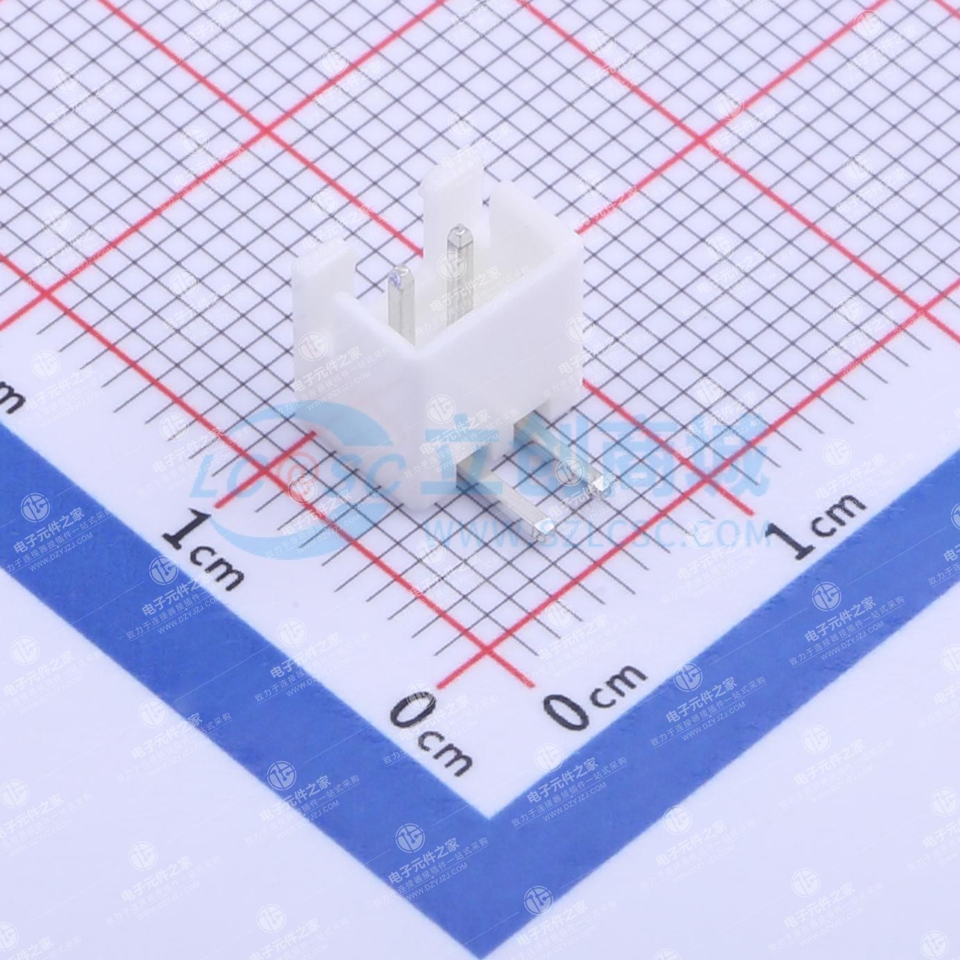 1x2P 间距:2.5mm 弯插