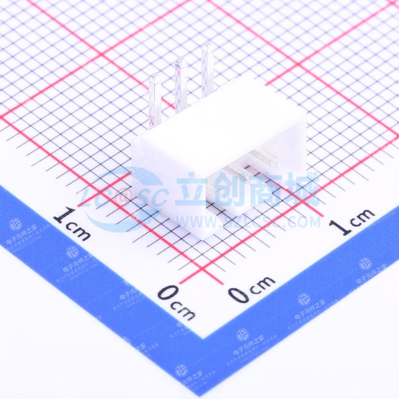 1x3P 间距:2.5mm 弯插