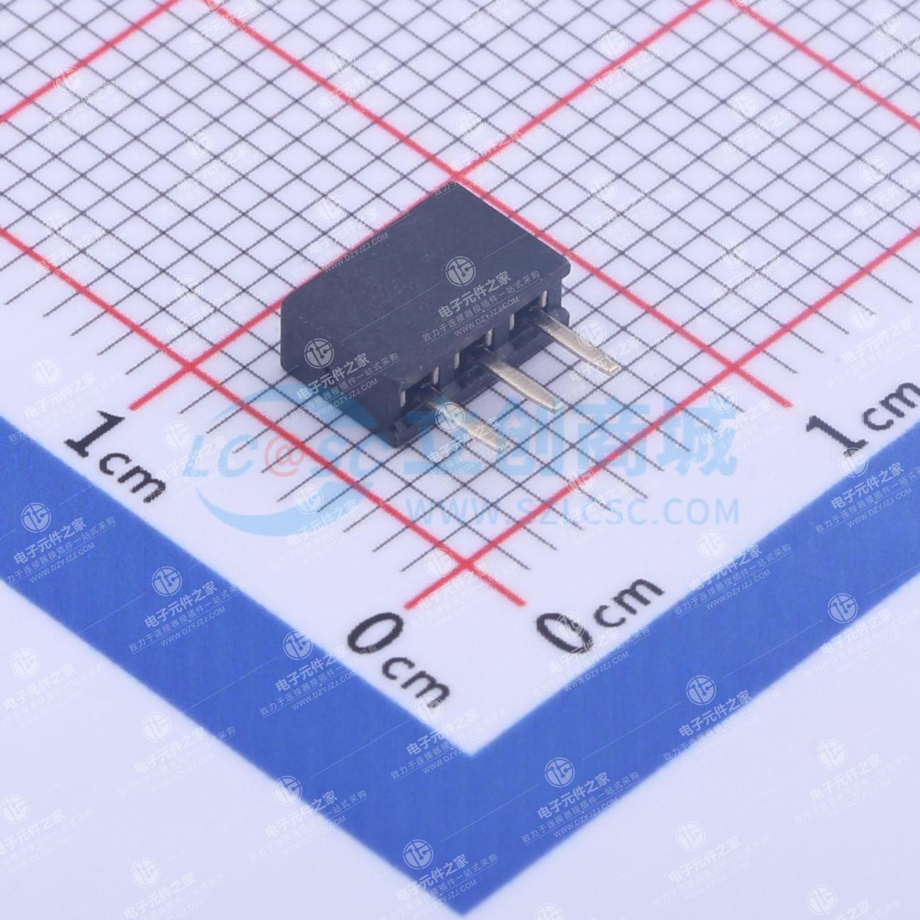 间距:2mm 1x3P 直插