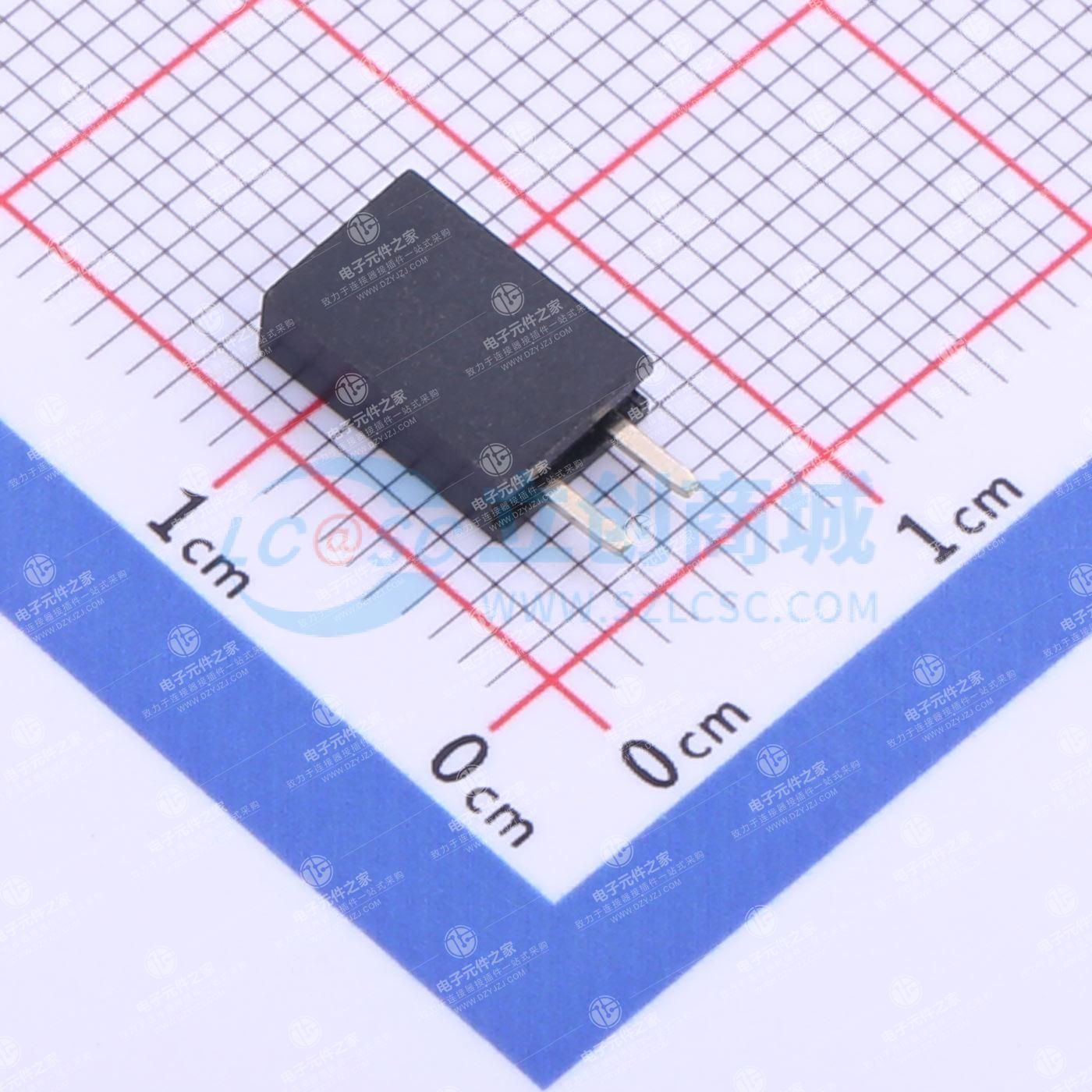 间距:2.54mm 1x2P 直插