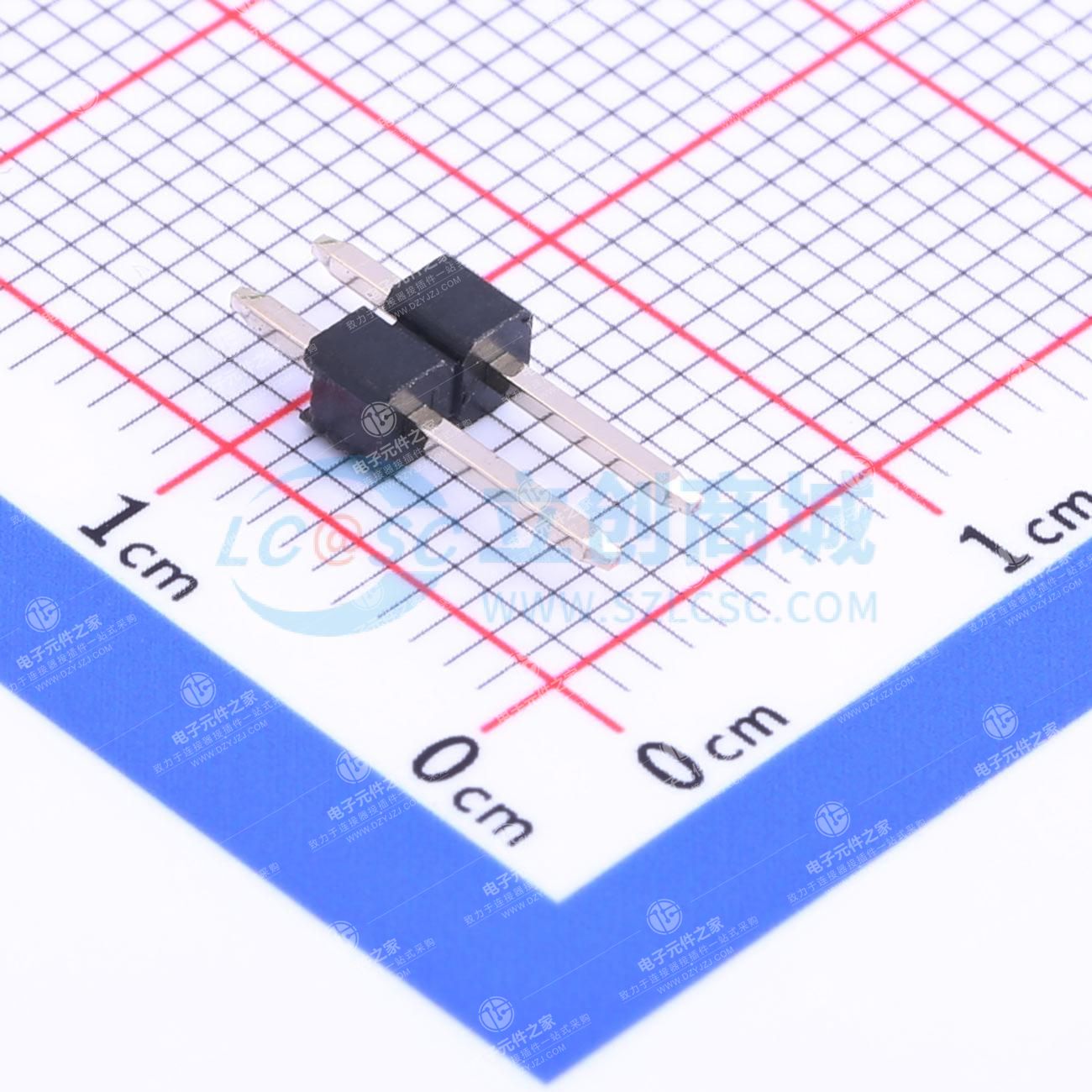 1x2P 间距:2.54mm 方针 直插